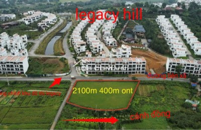 CẦN BÁN GẤP LÔ ĐẤT ĐỐI DIỆN CỔNG CHÍNH KHU ĐÔ THỊ LEGACY Hill, DT 2146m2